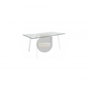 VUE Collection - Dining Table - White & Natural - 160cm
